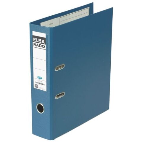 Archivador Elba Rado Plast A4 de cartón forrado PVC interior y exterior Lomo 8 cm color azul