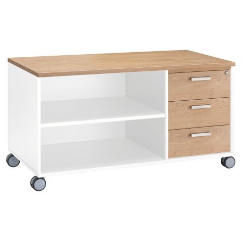 Muebles auxiliar Eden 3 cajones blanco