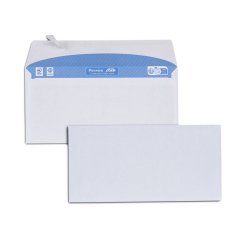 Enveloppe GPV blanche 110 x 220 mm imprimable - format DL - sans fenêtre - boîte de 100