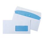 Enveloppe GPV blanche 110 x 220 mm imprimable - format DL - avec fenêtre 45 x 100 mm - boîte de 100