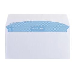 Enveloppe 110 x 220 mm GPV 80 g sans fenêtre blanche - boîte de 100