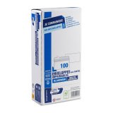 Enveloppe 110 x 220 mm GPV 80 g sans fenêtre blanche - boîte de 100