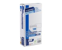 Enveloppe 110 x 220 mm GPV 80 g sans fenêtre blanche - boîte de 100