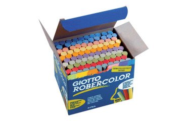 Caja 100 tizas colores Robercolor