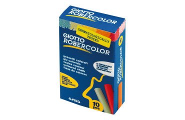 Caja 10 tizas colores Robercolor