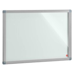 Information board, coloured frame, for 18 sheets