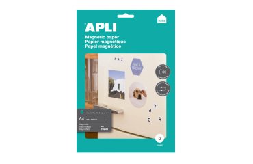 Papel Magnético A4 inkjet Apli Paquete de 8 hojas