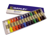 Ceras Blandas Manley Caja de 15 colores surtidos