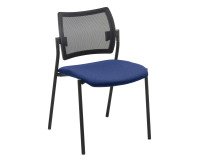 Silla de oficina Yota respaldo malla patas negras