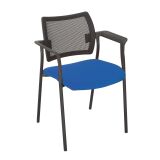 Fauteuil Yota met rugleuning in netstructuur