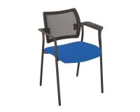 Silla Yota respaldo malla patas negras