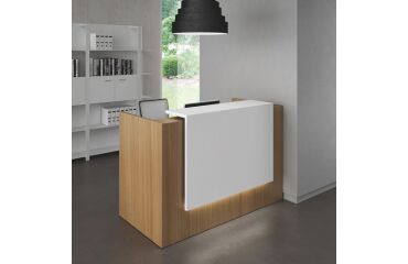 Compact reception desk L 166 cm Jana