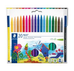 Rotuladores de colores Staedtler Noris Club Caja de 20