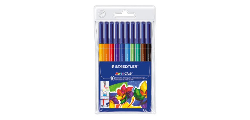 Rotuladores de colores Staedtler Noris® 326  - Estuche de 10