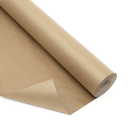 Papel Kraft color Marrón en rollo 1 m x 25 m