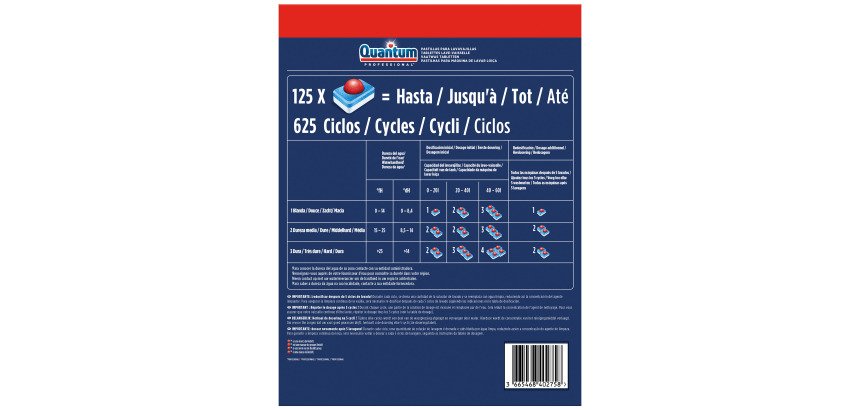 Tablets dishwasher Finish Professional Powerball Tabs - Box of 125