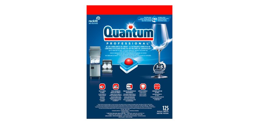 Tablettes lave-vaisselle Quantum Professional -  Boîte de 125