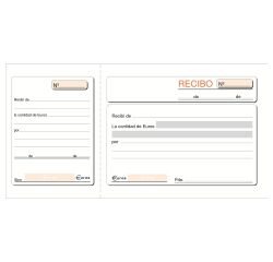 Talonario Recibo 210 x 105 Castellano
