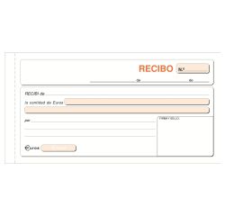 Talonario Recibo 210 x 105 Duplicado Castellano