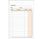 Talonario Camarero 90 x 140 Triplicado Castellano