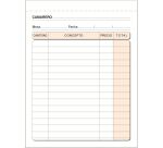 Talonario Camarero 105 x 150 Duplicado Castellano