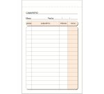 Talonario Camarero 90 x 140 Duplicado Castellano