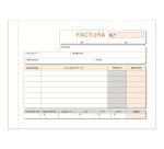 Talonario Factura 150 x 105 Duplicada Castellano