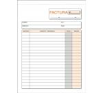 Talonario Factura 150 x 210 mm Duplicado Castellano - paquete de 50 hojas blancas y 50 amarillas