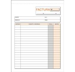 Talonario Factura 150 x 210 Triplicado Castellano