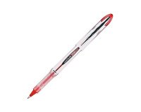 Stylo roller Uni Ball Vision Elite à capuchon pointe 0,8 mm- écriture large rouge