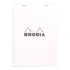 Notebook Rhodia Premium white A5 14,8 x 21 cm squared 80 sheets