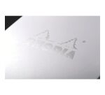 Bloc-bureau Rhodia Premium blanc format A5 petits carreaux 80 feuilles