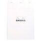 Schrijfblok Rhodia premium wit A4, 5x5 geruit, 80 vellen