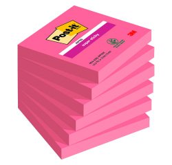 Notas Super Sticky Post It 76 x 76 mm - bloc de 90 hojas