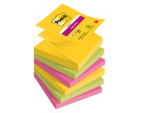 Z-NOTES SUPER STICKY POST-IT 76 x76 mm vitaminées Carnival - Bloc de 90 feuilles