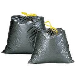 Sac poubelle 50 litres liens coulissants - paquet de 100