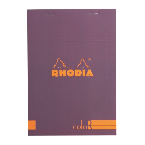 Notizblock Rhodia Format 14,8 x 21 cm 70 Seiten weiß liniert
