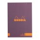 Notizblock Rhodia Format 14,8 x 21 cm 70 Seiten weiß liniert