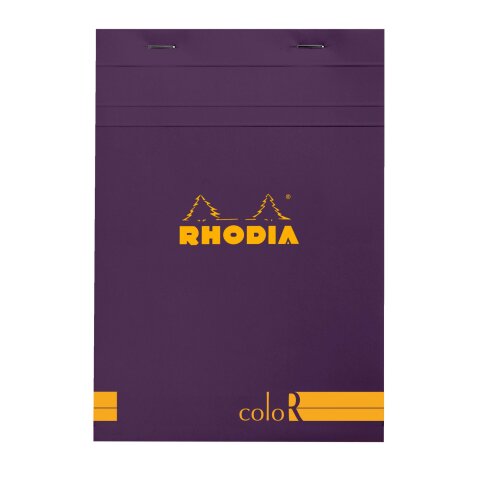 Notepad Rhodia size 14,8 x 21 cm 70 pages white lined