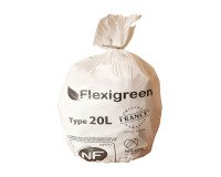 Bolsas de basura sin Autocierre 18 micras 20L - Paquete de 500 bolsas 
