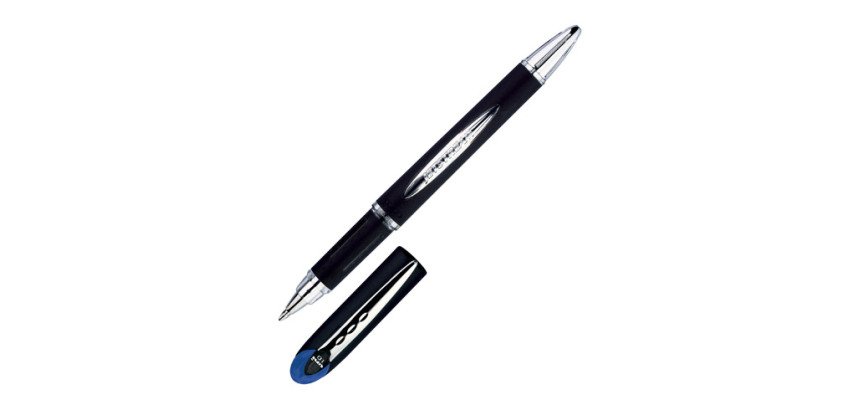 Stylo roller Uni Ball Jet Stream Design à capuchon pointe 1 mm