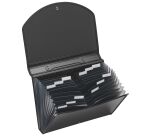 Carpeta con fuelle acordeón color negro