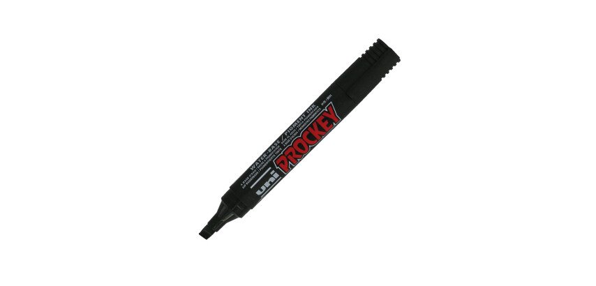 Marqueur permanent Uni Ball Prockey pointe biseautée 2 à 6 mm