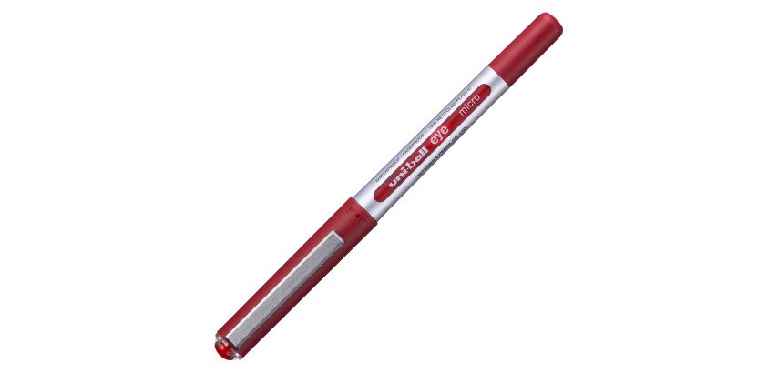 Stylo roller Uni Ball Eye à capuchon pointe micro 0,5 mm- écriture fine