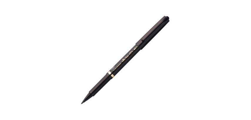 Stylo viltstift Uni-ball Sign Pen met dop, punt 0,8 mm - gemiddelde schrijfdikte