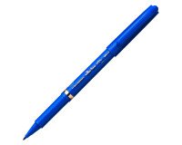 Stylo feutre Uni-ball Sign Pen à capuchon pointe 0,8 mm - écriture moyenne bleu