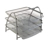 Mail box 3 drawers Alba Mesh grey
