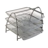 Mail box 3 drawers Alba Mesh grey