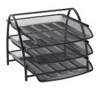 Corbeille à courrier 3 tiroirs coulissants Alba Mesh couleur