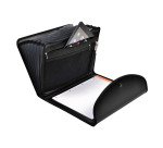 Trieur valisette plastique Exacompta Exafolio avec porte-bloc 6 divisions noir